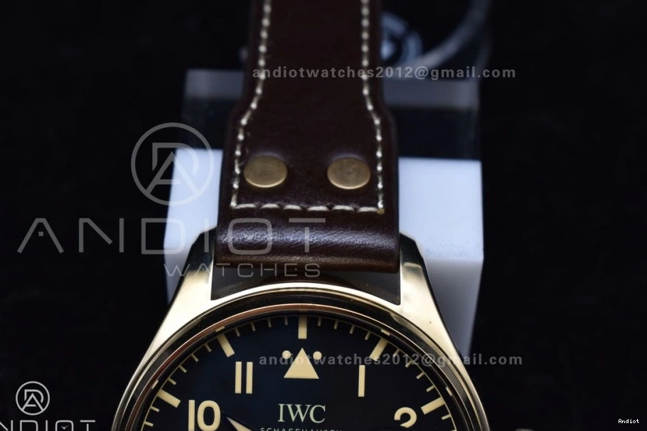 ZF Best Brown on Dial Edition IW501005 UrbanChic Strap Big Real Black Bronze 519 Leather 1:1 A Pilot 0713